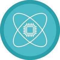 Science Line Multi Circle Icon vector
