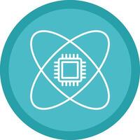 Science Line Multi Circle Icon vector