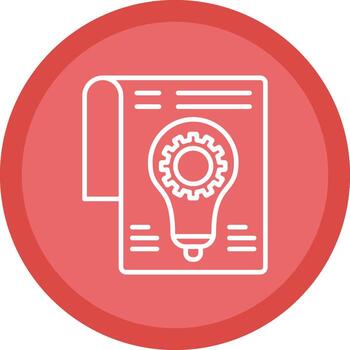 Development Line Multi Circle Icon vector