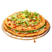 Crispy Tostadas with a Variety of Delicious Toppings png