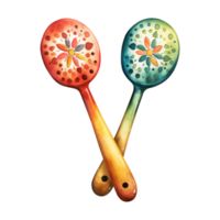 maracas pour authentique Latin américain rythmes png