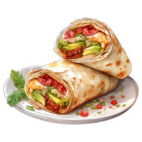 burrito Schermo pronto per divorando png