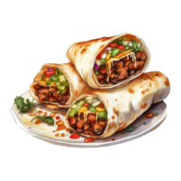 Burrito Anzeige bereit zum verschlingen png