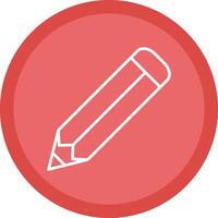 Pencil Line Multi Circle Icon vector