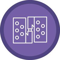 Hinge Line Multi Circle Icon vector