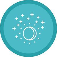 Ultraviolet Line Multi Circle Icon vector