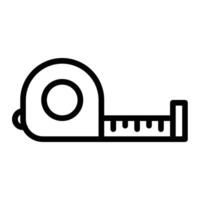 Tape Measure Line Icon Design vector