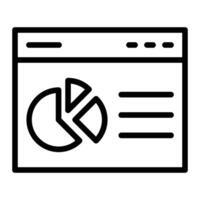 Dashboard Line Icon Design vector