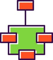 Infographic Elements filled Design Icon vector