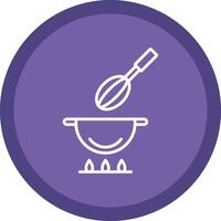 Cooking Line Multi Circle Icon vector