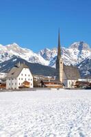 Winter in Maria Alm am Steinernen Meer,Salzburger Land,Austria photo