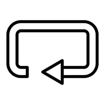 lazo línea icono diseño vector