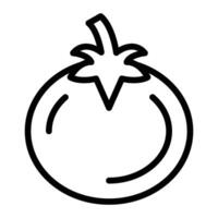 Tomato Line Icon Design vector