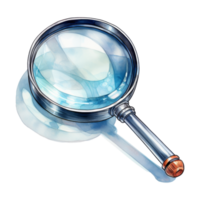 Magnifying Glass with Polished Lens for Detailed Examination png