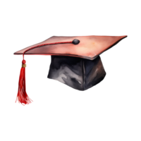 Celebratory Graduation Cap with Matching Tassel png