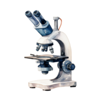 Watercolor Microscopes in Vibrant Colors png