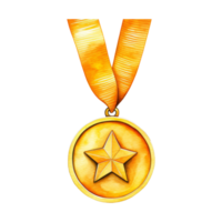 goud medailles vieren prestatie png