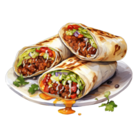 burrito Scherm klaar voor verslinden png