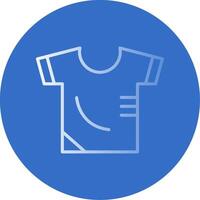 Shirt Flat Bubble Icon vector