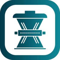 Waste Reduction Glyph Gradient Corner Icon vector