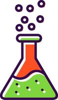 Chemicals filled Design Icon vector