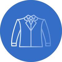 Suit Flat Bubble Icon vector