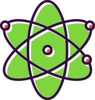 Science filled Design Icon vector