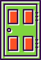 Door filled Design Icon vector