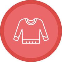 Jumper Line Multi Circle Icon vector