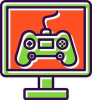 Gaming filled Design Icon vector