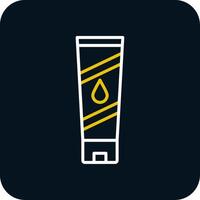 Toner Line Red Circle Icon vector