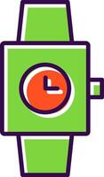 Watch filled Design Icon vector