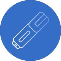 Highlighter Flat Bubble Icon vector