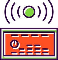 Sound System filled Design Icon vector