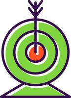 Targeting filled Design Icon vector