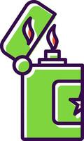 Lighter filled Design Icon vector