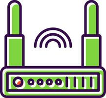 Router filled Design Icon vector