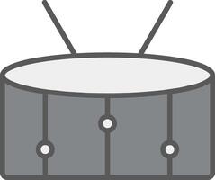 Snare Line Filled Light Icon vector