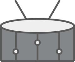 Snare Line Filled Light Icon vector