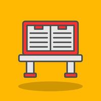 Unit Filled Shadow Icon vector