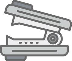 Stapler Remover Line Filled Light Icon vector