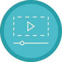 Line Multi Circle Icon vector