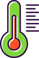 Thermometer filled Design Icon vector