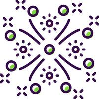 Sparkler filled Design Icon vector