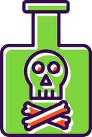 Poison filled Design Icon vector