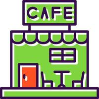 café lleno diseño icono vector