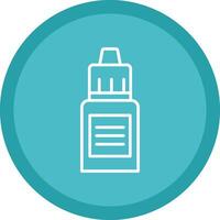 Serum Line Multi Circle Icon vector