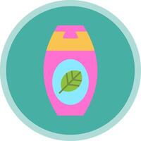 Shampoo Flat Multi Circle Icon vector