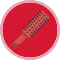 Hairbrush Flat Multi Circle Icon vector