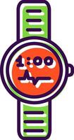 Watch filled Design Icon vector